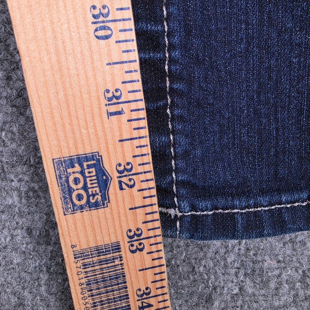 Miss Me Slim Bootcut Jeans Womens 26 Blue Embellished Studded MP5755SB9 - Picture 4 of 9